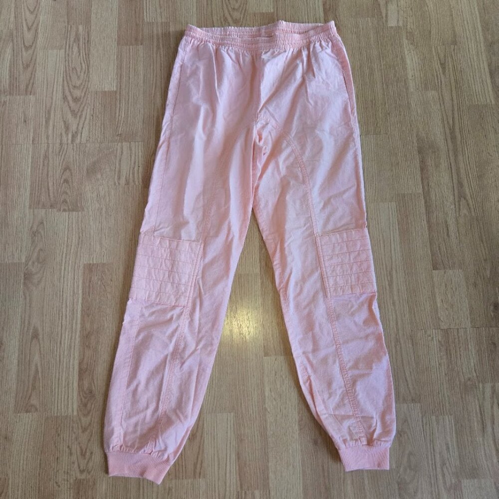 Vintage 80s Taylor II by Sandra‎ Taylor Coral Cotton Jogger Pants Small USA Made